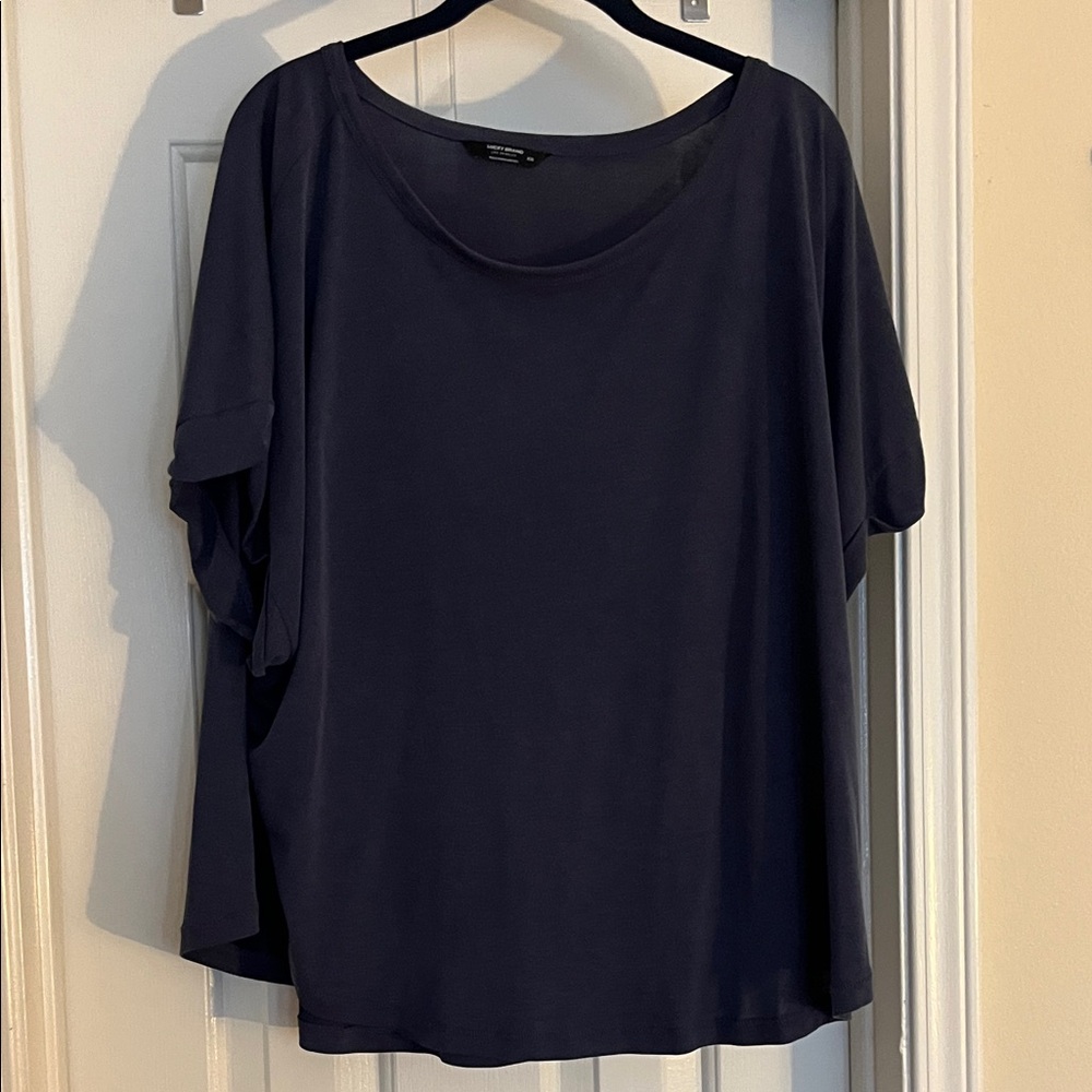 Lucky Brand Midnight Blue Blouse